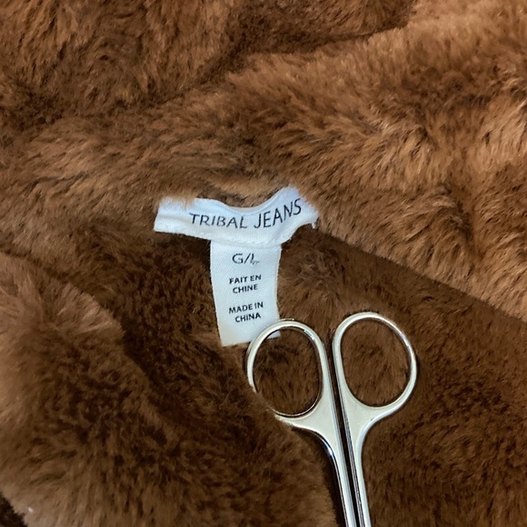 Reversible Hooded Long Coat - Brown - Picture 10 of 15